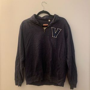 Villanova University Vintage Inspired Quarter Zip Sweatshirt